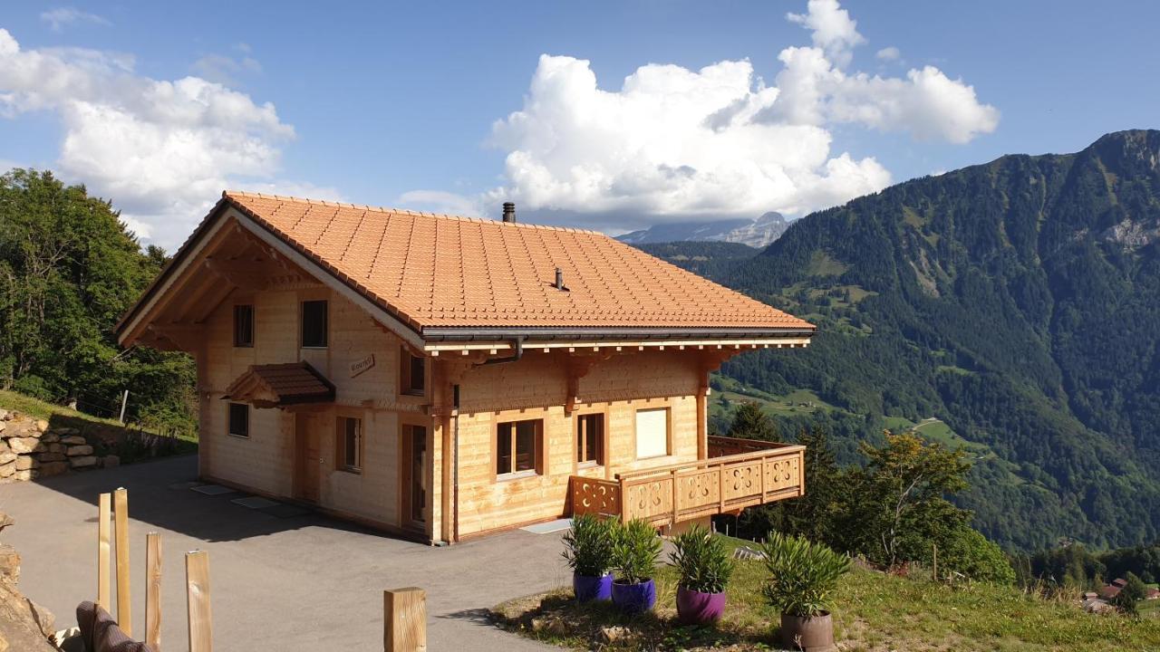 Winterfell Villa Leysin Bagian luar foto